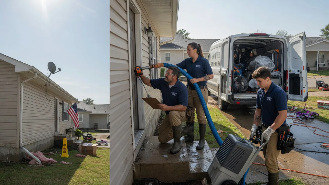 Ceiling Water Damage Restoration in Castana, IA near me